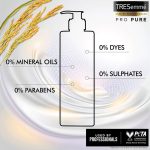 TRESemmé Pro Pure Damage Recovery Shampoo, with Fermented Rice Water, Sulphate Free & Paraben Free, for Damaged Hair, 370 ml - Image 4