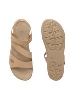 Carlton London women's Elastic Strap Flatform Sandals - Image 6