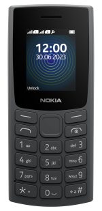 (Refurbished) Nokia 110 with Built-in UPI App and Scan & Pay Feature, MP3 Player, Rear Camera, Long-Lasting Battery, and Voice Recorder | Charcoal