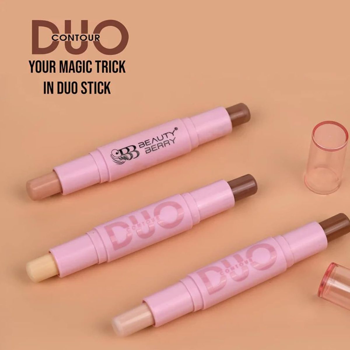 Premium Contour Stick for Face Makeup– Slimming & Highlighting Double-Ended Makeup Stick, Duo Contour Stick for a Flawless, Sculpted Look - Image 7
