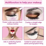 Aishu Eyeshadow Shields Under Eye Patches Disposable, Prevent Eyelash Extensions Pads and Eye Tips Sticker Wraps Make Up Tools 20pcs - Image 3