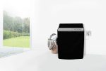 Stylista Washing Machine Cover Compatible for Whirlpool 7 kg Superb Atom 70S semi Automatic Black - Image 2