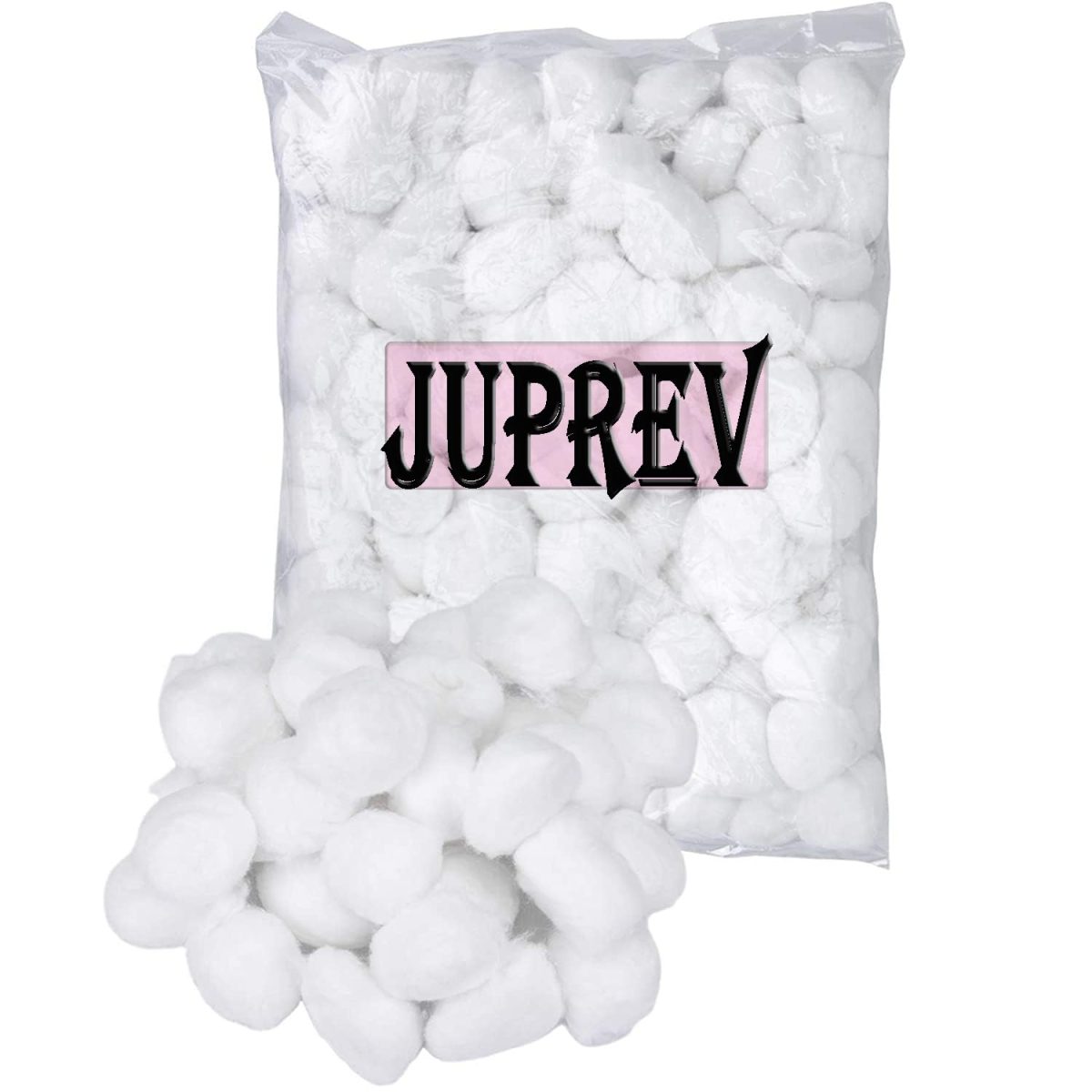JUPREV Cotton Balls For Face Cleansing & Makeup Removal Eye, Face Makeup and Nail Paint Remover Safe can be used for babies 50 pcs