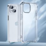 EGOTUDE Compatible with iPhone 15 Case | Shockproof Transparent Anti-Scratch Hard Back Cover (Polycarbonate | Clear) - Image 5
