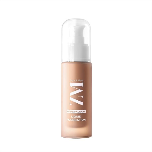 ZM Game Face on Liquid Foundation 12hour Long-lasting | Smudge-Proof | Transfer Proof | SPF 25 (Beige)