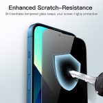 OpenTech® Privacy Tempered Glass Screen Protector Compatible for iPhone 13/13 Pro / 14 / 16e (6.1 Inches) with Edge to Edge Coverage and Easy Installation kit - Image 7