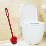 Cello Kleeno Eco Round Toilet Brush, 1pc, Red and Grey - Image 4