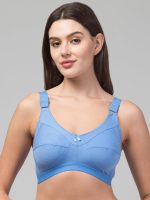 HiloRill Full Coverage Minimizer Bra for Heavy Bust, Superior Cotton Stretch Fabric, Wider Straps, No Spill Support - Image 5