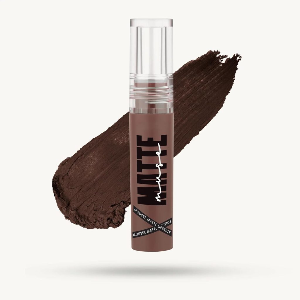 Matte Muse Mousse Lipstick with Doe-Foot Applicator | Highly Pigmented | Smooth Texture | Hydrating Formula | Blurry Lips Effect (3ml) (02 Stytle Icon)