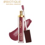 Biotique Natural Makeup Diva Shine Lip Gloss, Sugar Plum, 3ml - Image 2