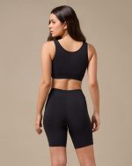 URBAN ADVENTURE High Coverage Premium Cotton Spandex Mid Waist Elastane Stretch Shorties - Gym -Cycling Shorts/Tights for Women - Image 2