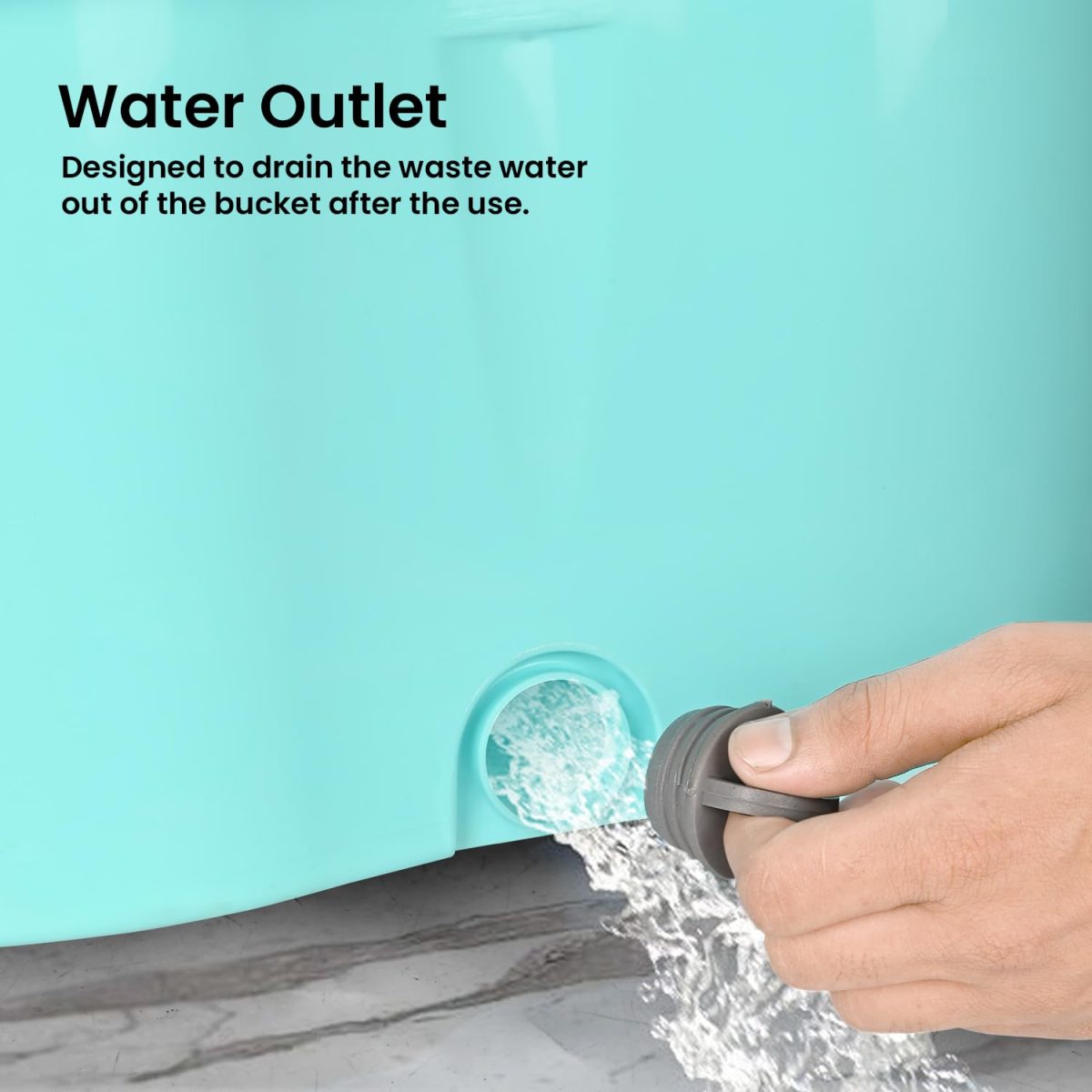 Zureni Bucket Quick Spin Mop with 2 Microfiber Wet Dry Mophead Floor Cleaning pocha Extendable Handle Removable Wringer 360° Floor Cleaner Mopping Set (Random Colour) - Image 7