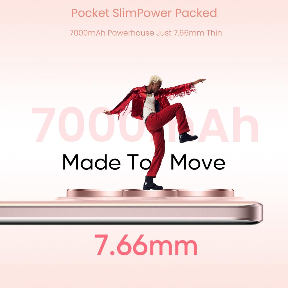 realme 15 5G Smartphone 8+128GB Pink,144Hz HyperGlow 4D Curve Display,7000mAh Battery,80W SuperVOOC,Dual 50MP 4K Cameras,Dimensity 7300+ Chipset,IP69 - Image 7