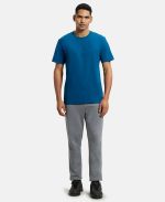 Jockey Men's Super Combed Cotton Regular Fit 2714 Rich Solid Round Neck Half Sleeve T-Shirt (Pack of 2) - Image 8