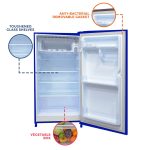 GEM 170 L 1 Star Direct-Cool Single Door Refrigerator (GRDN-1751NBWC, Plain Blue, 2022 Model) - Image 3