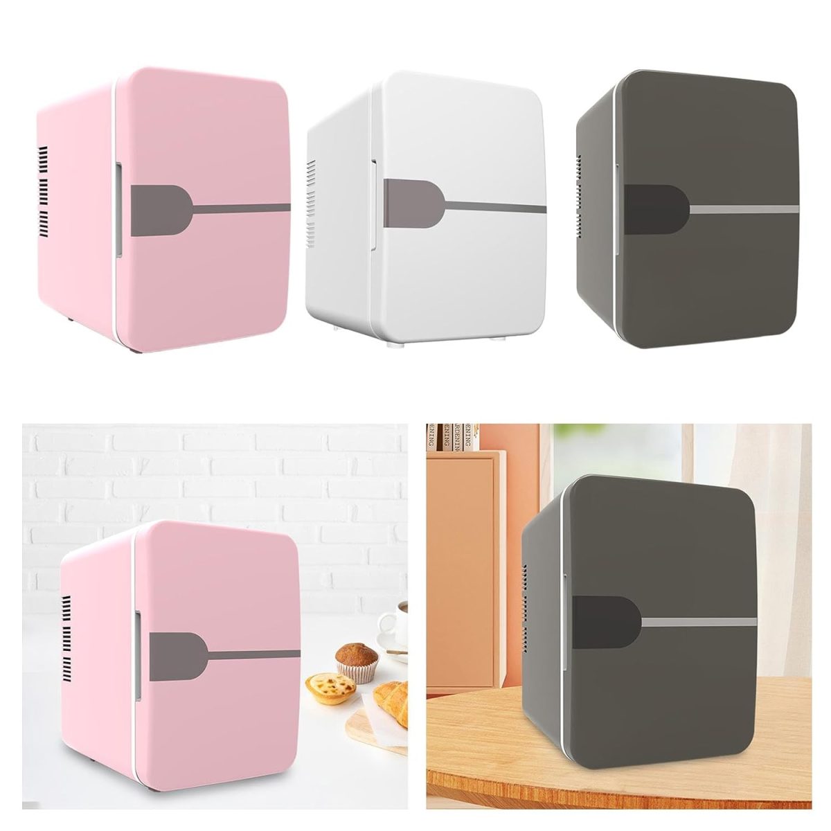 ARTISOUL® Mini Fridge Flat Design Fridge Multipurpose Lightweight Compact Refrigerator Pink | Major Appliances | Refrigerators & Freezers | Mini Fridges - Image 4