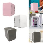 ATORSE® 4L Mini Fridge Multiuse Cosmetics Fridge for Desktop Living Room Small Place White - Image 5