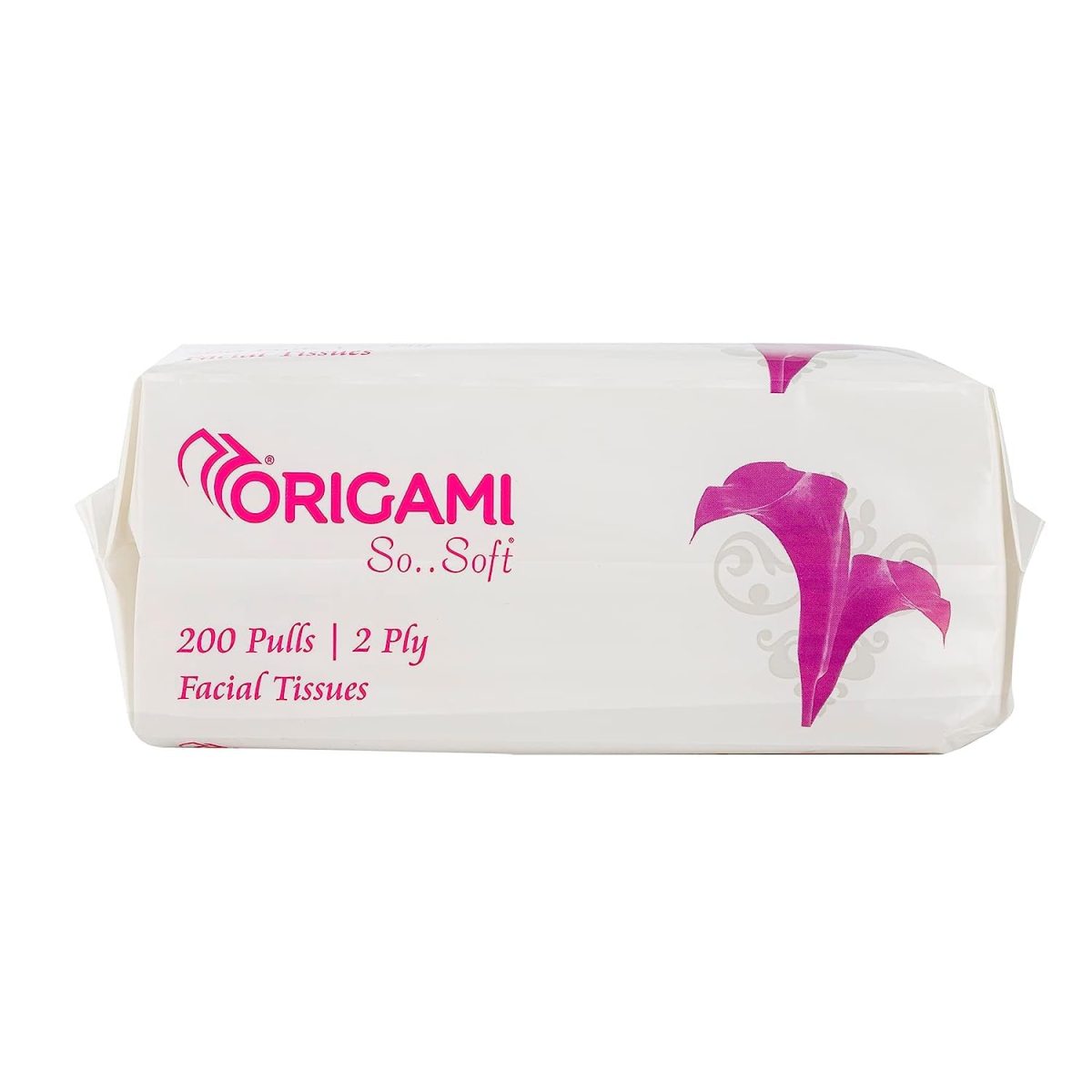 Origami 2 Ply Facial Tissue Soft Pack | Car Tissue Pouch - Pack of 3 (200 Pulls Per Box, 600 Sheets) - Image 2