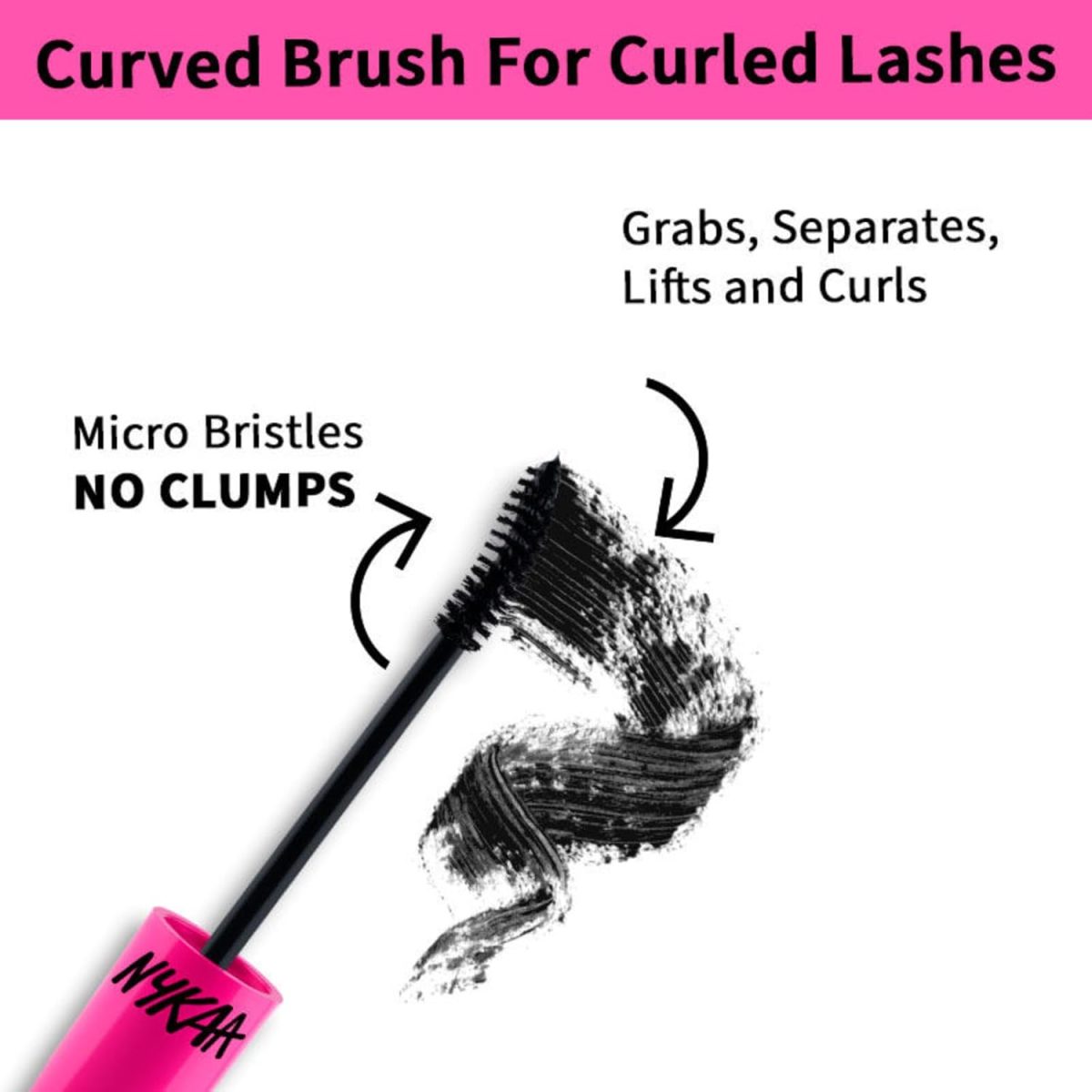 Nykaa Lash Talk Curl Power Waterproof Curling Mascara - Image 5