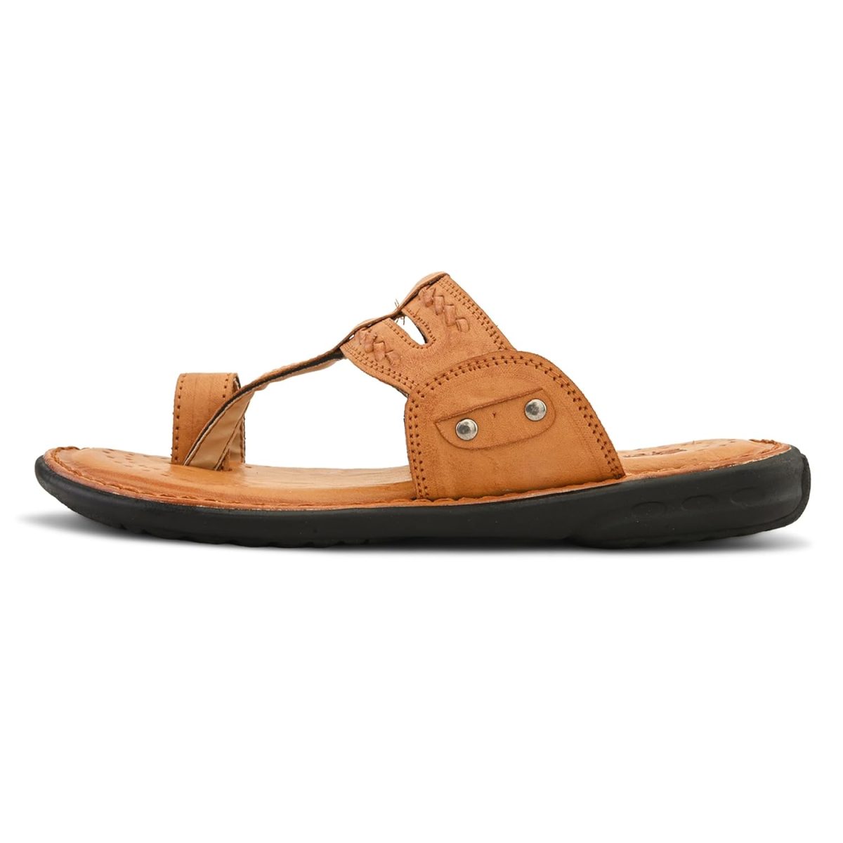 Centrino Men's Slippers | Kolhapuri Style Chappals with Soft Cushioned Footbed | Comfortable & Durable | Traditional Yet Stylish Footwear for Men (9552) - Image 6