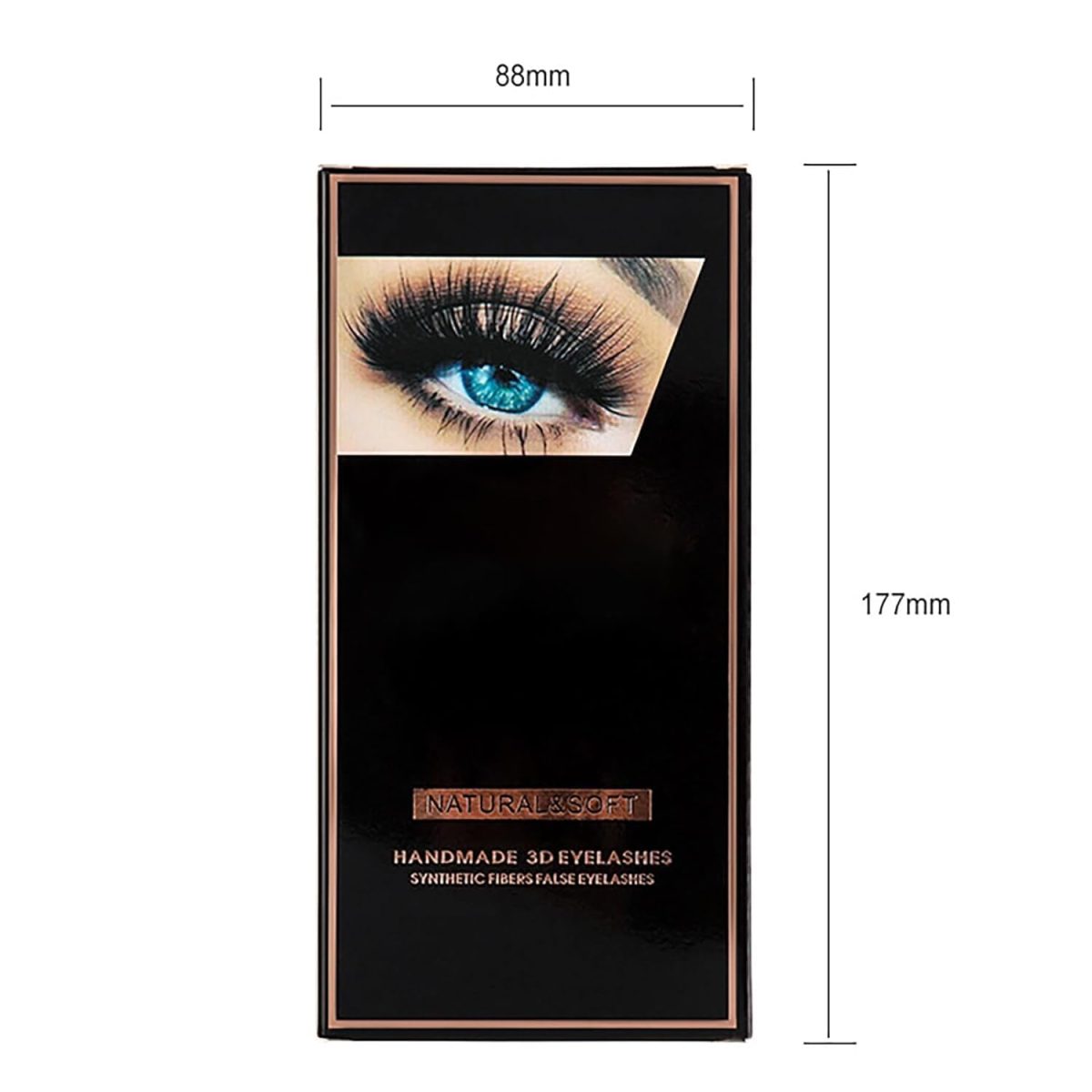RUBYFACE X IMAGIC PROfessional Synthetic Fibers False Eyelash, Natural & soft 100% Handmade 3D Eyelash Pack 10 Pairs of 1 box (L07, 3D Eyelash) - Image 5