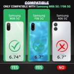 TheGiftKart Shockproof Crystal Clear Back Cover Case for Samsung Galaxy M06 5G / F06 5G | 360 Degree Protection | Protective Design | Transparent Case for Samsung M06 / F06 5G (PC & TPU, Black Bumper) - Image 2
