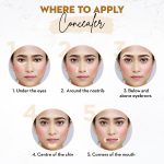 Komoko Cosmetics Concealer Palette With Full Coverage|Waterproof & Easily Blendable|3 In 1 Palette- Conceal Correct & Contour|Crease Resistance|Oil Control With Matte Finish|Concealer 6-In-1 Shades - Image 4