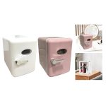 ATORSE Skincare Fridge Single Door 4L Mini Fridge for Skincare Beauty Makeup Office White - Image 5