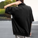 Jump Cuts || Mens || Printed || Half Zipper || Polo Neck || 3/4th Sleeve || Cotton Blend || Polo T-Shirt - Image 2