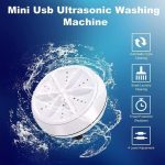 DRUMSTONE 𝐁𝐔𝐘 𝐎𝐍𝐄 𝐆𝐄𝐓 𝐎𝐍𝐄 Portable USB Mini Turbo Washing Machine | Ideal for Travel, Business Trips, Home Use | Cleans Clothes, Fruits| Compact, Lightweight - Image 4