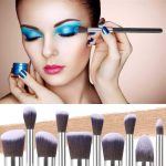 Zirak Soft Bristle 10 Pcs Black Makeup Brushes Set for Makeup - (Pack of 10) - Image 2