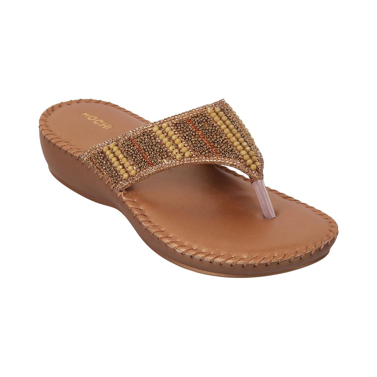 Mochi Women Ethnic and Comfortwear Chappal - Image 3