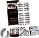 RUBYFACE X IMAGIC PROfessional Synthetic Fibers False Eyelash, Natural & soft 100% Handmade 3D Eyelash Pack 10 Pairs of 1 box (L07, 3D Eyelash) - Image 7