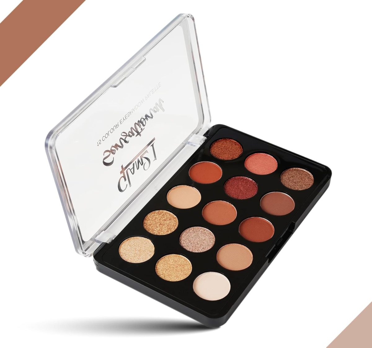 Glam21 Sensational Eyeshadow Palette | 15 Color Shades|Ultra Micronized Pigments|Smoky Eye Shadow|Long Lasting|14gm - 02