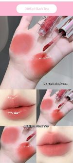 Gege Bear Dazzle Color Double-Headed Lip Glaze | 6 Gorgeous Shades | Matte & Gloss Finishes | Dual-Ended Lipstick and Lip Oil for Women | Moisturizing, Long-Wear Formula | (02# - Naked Peaches, 4g) - Image 5