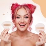 MAYCREATE® 2pcs Makeup Sponge Beauty Blender Sponge Ultra Soft Triangle Round Powder Puff for Liquid Foundation Concealer And Powder - Wet & Dry Dual Use - Image 6