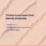 RE' EQUIL Sheer Zinc Tinted Sunscreen, 100% Mineral-Based Sunscreen UVA, UBV, & IR Protection, Water Resistant With SPF 50 PA+++ For All Skin Types, 50g - Image 2