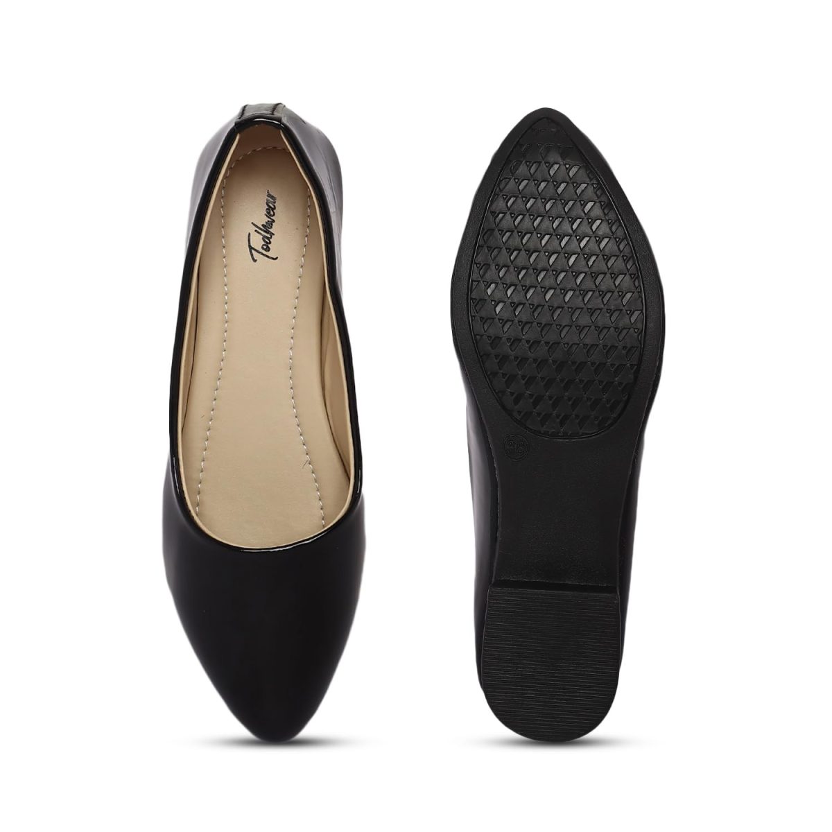 Todhwear Women’s Formal Bellies | Office & Casual Slip-On Flats | Comfortable Round Toe Work Shoes - Image 4