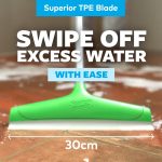 Scotch-Brite Bathroom Squeegee Plastic Wiper with telescopic handle (30 cm) - Image 2