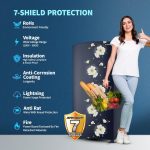 SHARP 197 L Direct Cool Single Door 2 Star Refrigerator |Japan 7 Shield Protection|60 Mins Fast Ice (Floral Fall Blue, 197 L) - Image 3