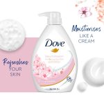 Dove Refreshing Sakura Blossom Body Wash with Himalaya Pink Salt for Replenished Skin, 1L - Image 6