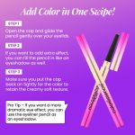 Coloressence Multi-dimensional Holographic Eyeliner | Shimmery Effect | Waterproof & Smudge Proof, Long lasting eyeliner with easy application | Shade - Milky Way 0.35g - Image 5