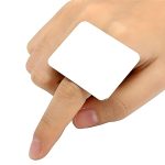 Trendy Finger Ring Makeup Mixing Palette – Reusable Stainless Steel Mixing Plate for Foundation, Eyeshadow, Nail Gel & Pigments