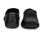 LOUIS STITCH Formal Shoes for Men | Genuine Leather Slip-On Loafers | Ultra-Light Rubber Sole Formal Shoes | Jet Black | LSAXSO - Image 5