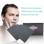 Oil Control Paper, 80Pcs/pack Men Blotter Face Oil Control Absorbing Paper Blotting Tissues, Oil Blotting Paper Sheets, Oil Absorbing Facial Sheets, Portable Blotting Papers for Face and Nose - Image 2