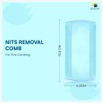 Sanas Lice And Nits Removal Comb Lice Comb 3Pcs Lice Removal Machine For Women And Kids Dandruff Remover Eggs Removing Comb For Kids Nits R 3Pcs (Multicolour) - Image 2