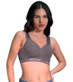 BODYSIZE Women's Everyday Wear Wire Free Padded Sports Bra SF-28 (Heavily Padded, Gym, Yoga Bra) | Everyday Wear, Sweat Absorbent, Soft Cotton Fabric for Ultimate Comfort (B Cup)
