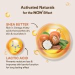 WOW Skin Science Shea Butter With Lactic Acid Body Lotion | Hydrates Very Dry Skin | Long Lasting 48 hrs Moisturization | Smoothens Rough, Flaky Skin | Calms Itchy Skin - 400ml - Image 4