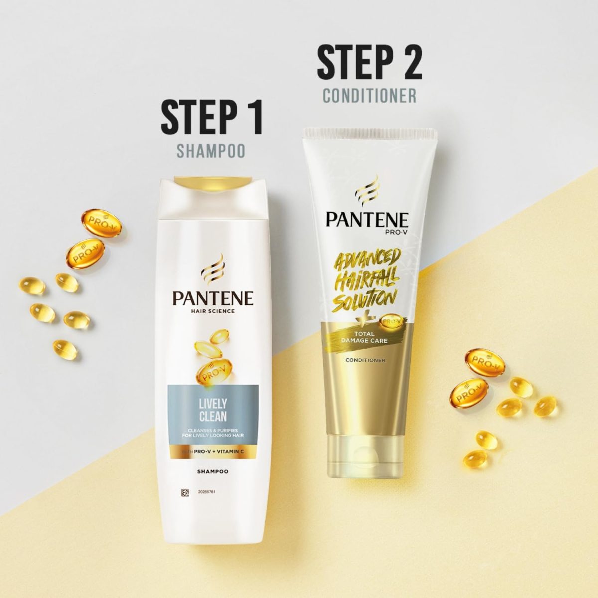 Pantene Advanced Hair Care Solution Lively Clean Shampoo, 400 ml - Image 5