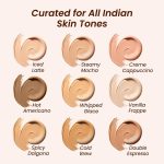 Coloressence HD Foundation - Buildable Coverage Liquid Foundation | Covers Blemishes and Dark Spots | Waterproof & Sweat Resistant | Iced Latte | 2 Applicator Sponges FREE - Image 4